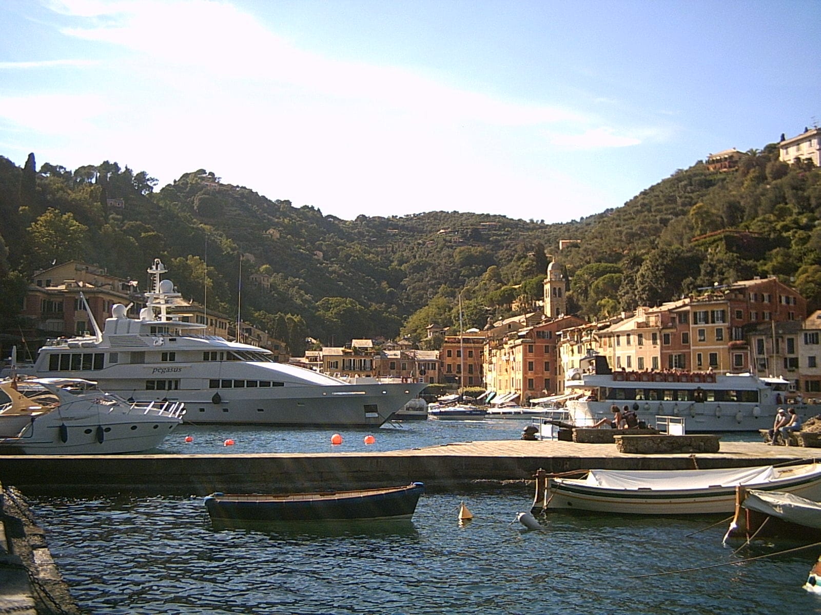 Tuscan countryside and coastline from Livorno cruise port