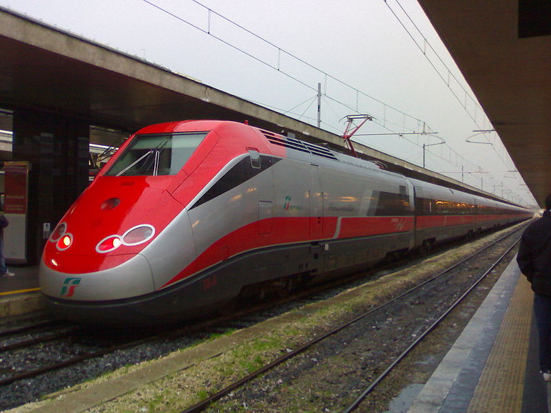Regional train from Livorno to Florence
